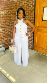 Load image into Gallery viewer, Criss Cross Goddess Palazzo Set

