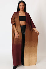 Load image into Gallery viewer, Brown Beauty Kimono
