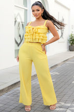 Load image into Gallery viewer, Ruffle Peplum Set
