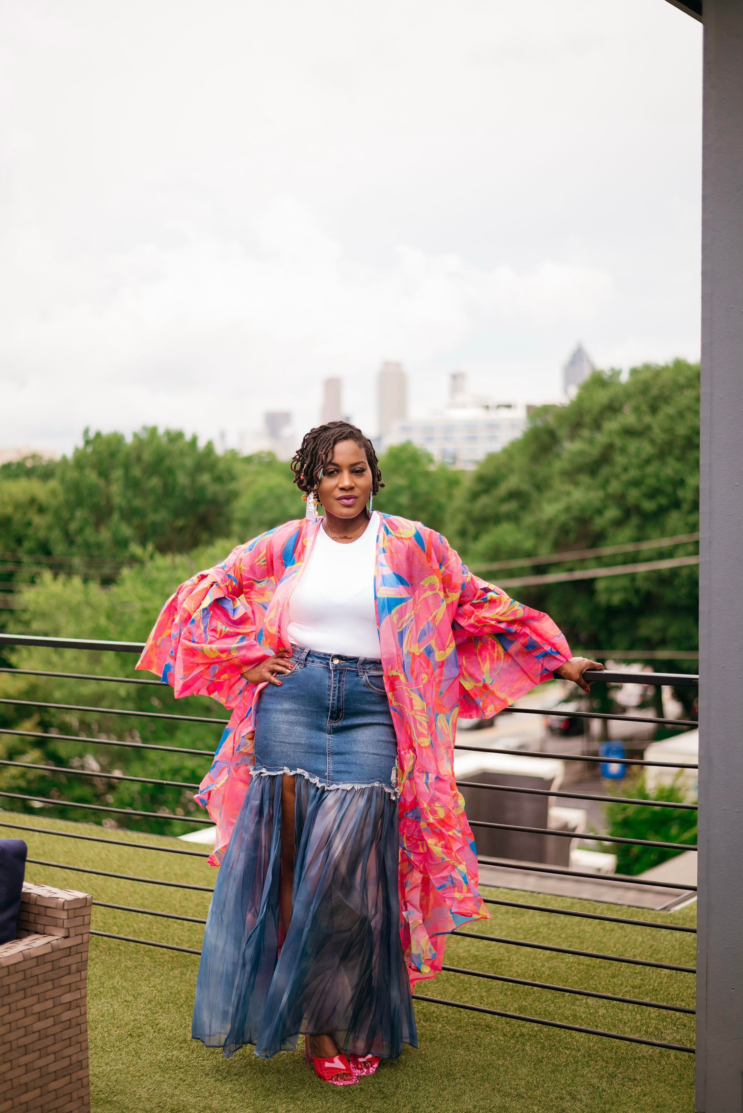 Neon Beauty Kimono