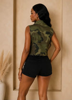 Load image into Gallery viewer, Bling Camouflage Vest
