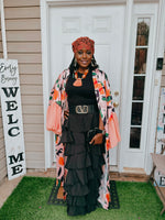 Load image into Gallery viewer, Peach Printed Kimono
