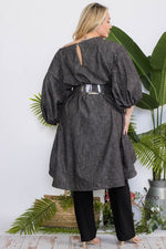 Load image into Gallery viewer, Denim Hi Lo Tunic
