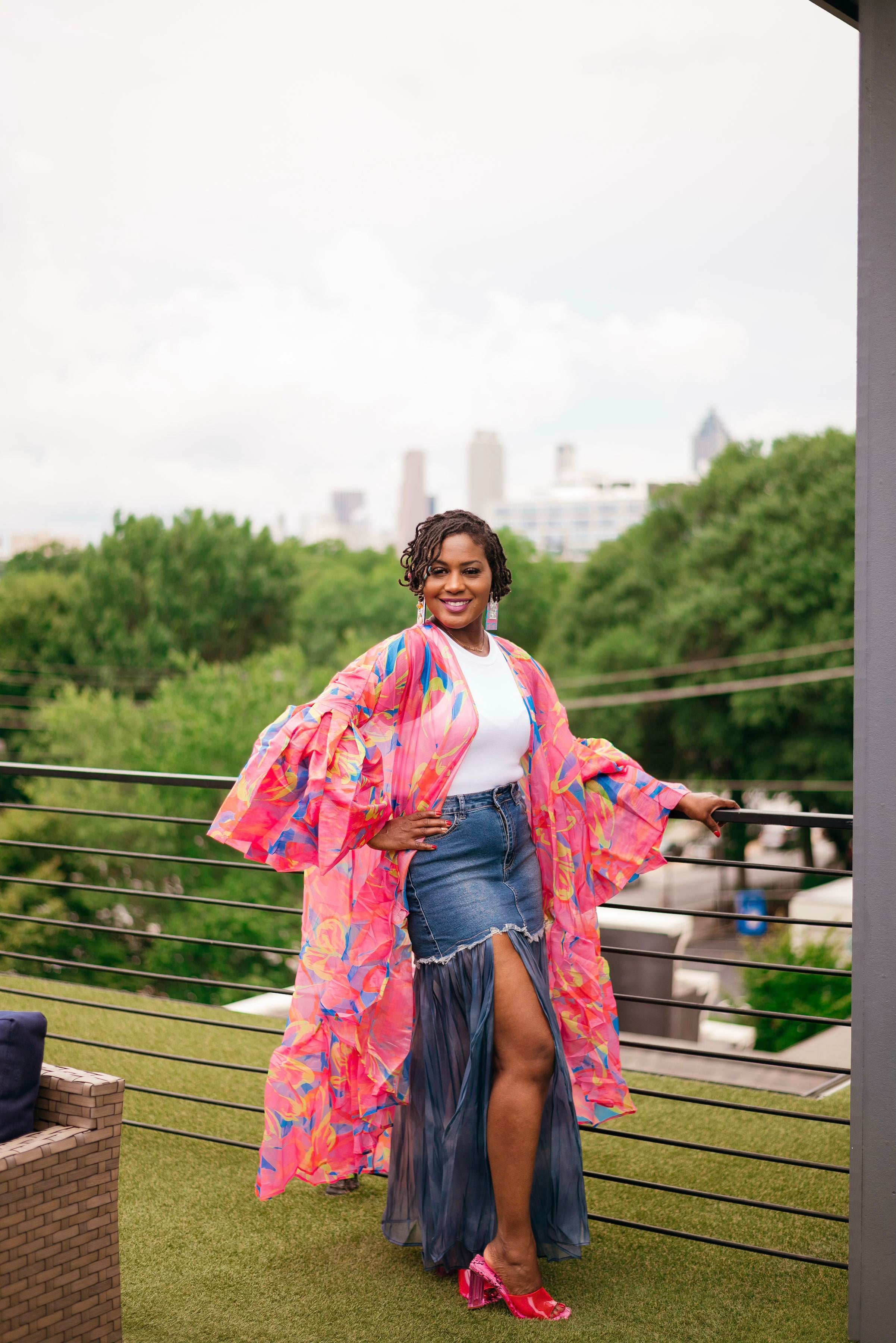 Neon Beauty Kimono