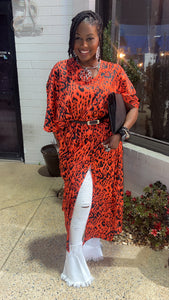 Leopard Passion kaftan