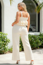 Load image into Gallery viewer, Ruffle Peplum Set

