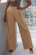 Load image into Gallery viewer, Flat Front Palazzo Pant

