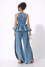 Load image into Gallery viewer, Wavy Denim Jeans
