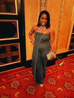 Load image into Gallery viewer, Bling Denim Jumpsuit

