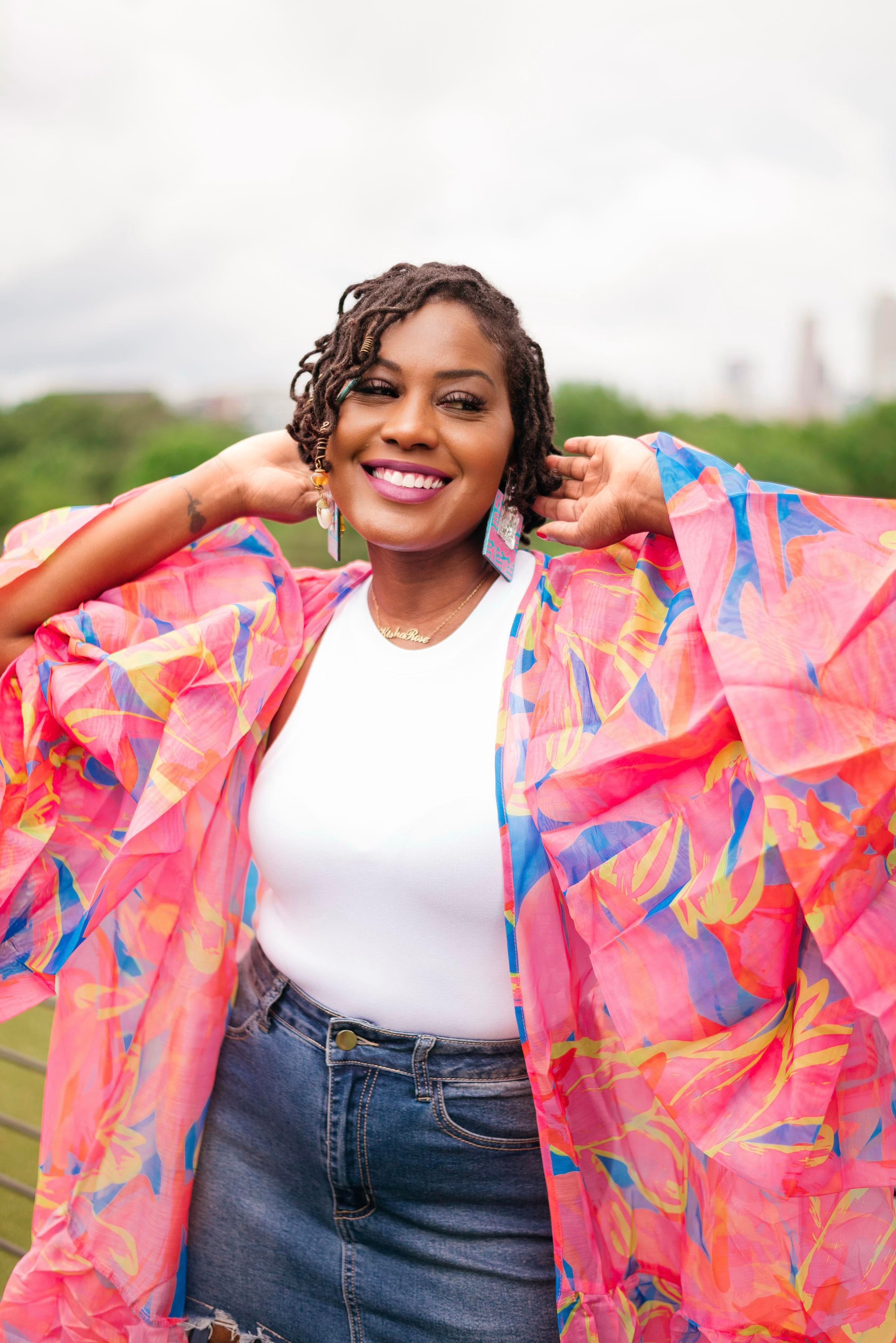 Neon Beauty Kimono