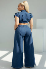 Load image into Gallery viewer, Bold Denim 2pc Set
