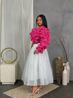 Load image into Gallery viewer, ORGANZA MIDI OVERLAY SKIRT
