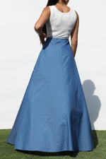Load image into Gallery viewer, Tank Top Denim Maxi Dresses
