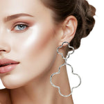 Load image into Gallery viewer, Clover Long Post Earring
