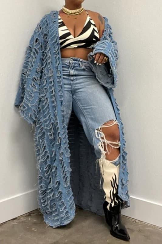 Distressed & Fabulous Kimono Preorder