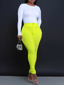 High Waist Stretch Pants