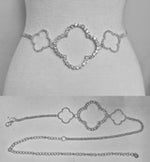 Load image into Gallery viewer, 3 CLOVER CHAIN BELT
