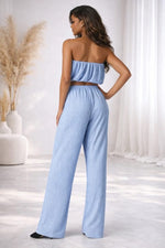 Load image into Gallery viewer, Crinkle Tube Top Set
