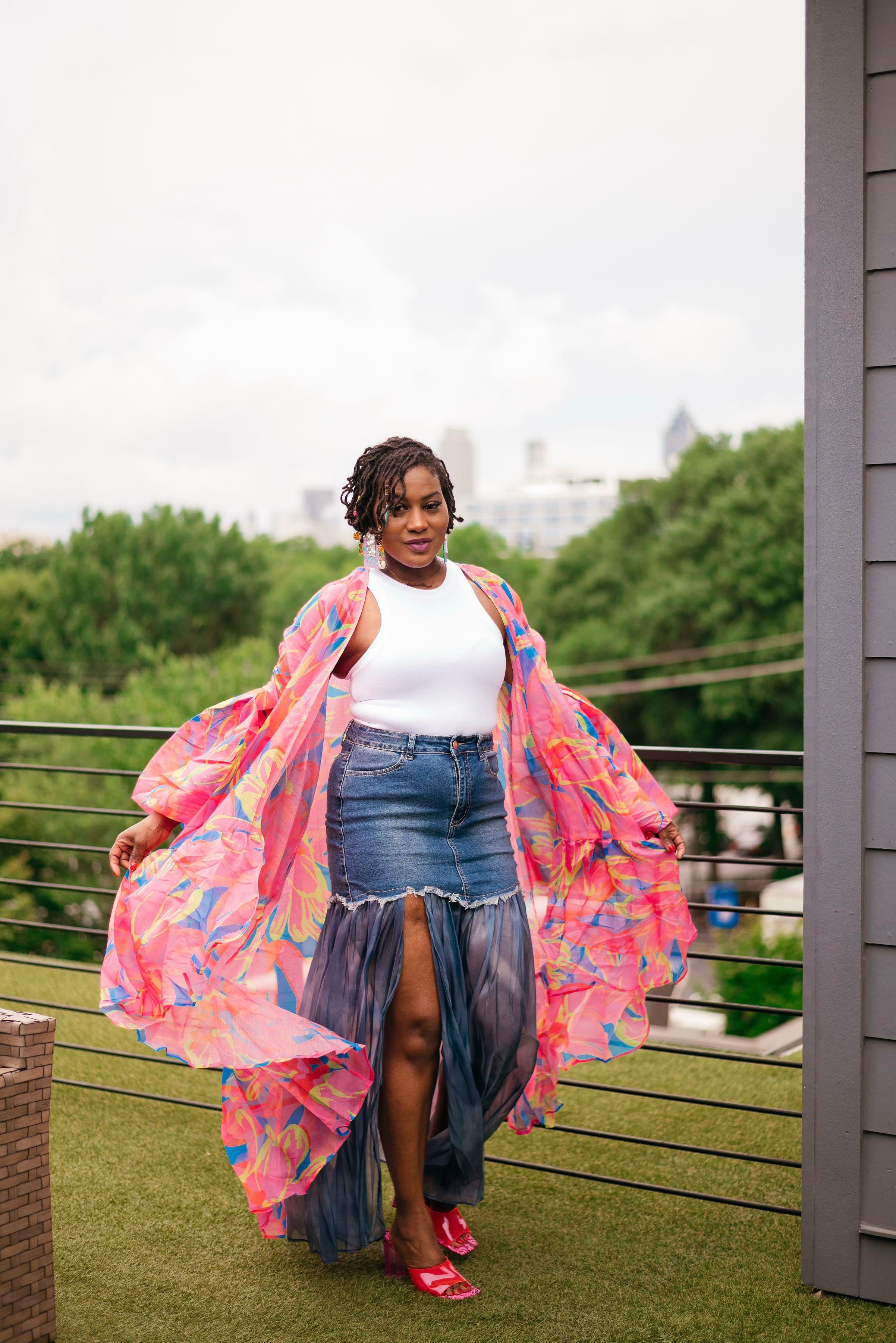 Neon Beauty Kimono