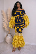 Load image into Gallery viewer, Print Layered Smock Dress
