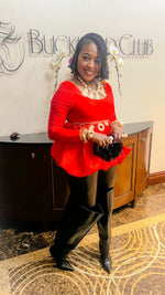 Load image into Gallery viewer, Peplum Bubble Top
