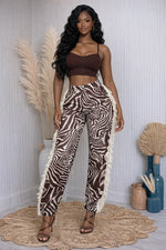Load image into Gallery viewer, Fringe Print Pant
