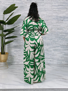 Tropical Palazzo Jumpsuit