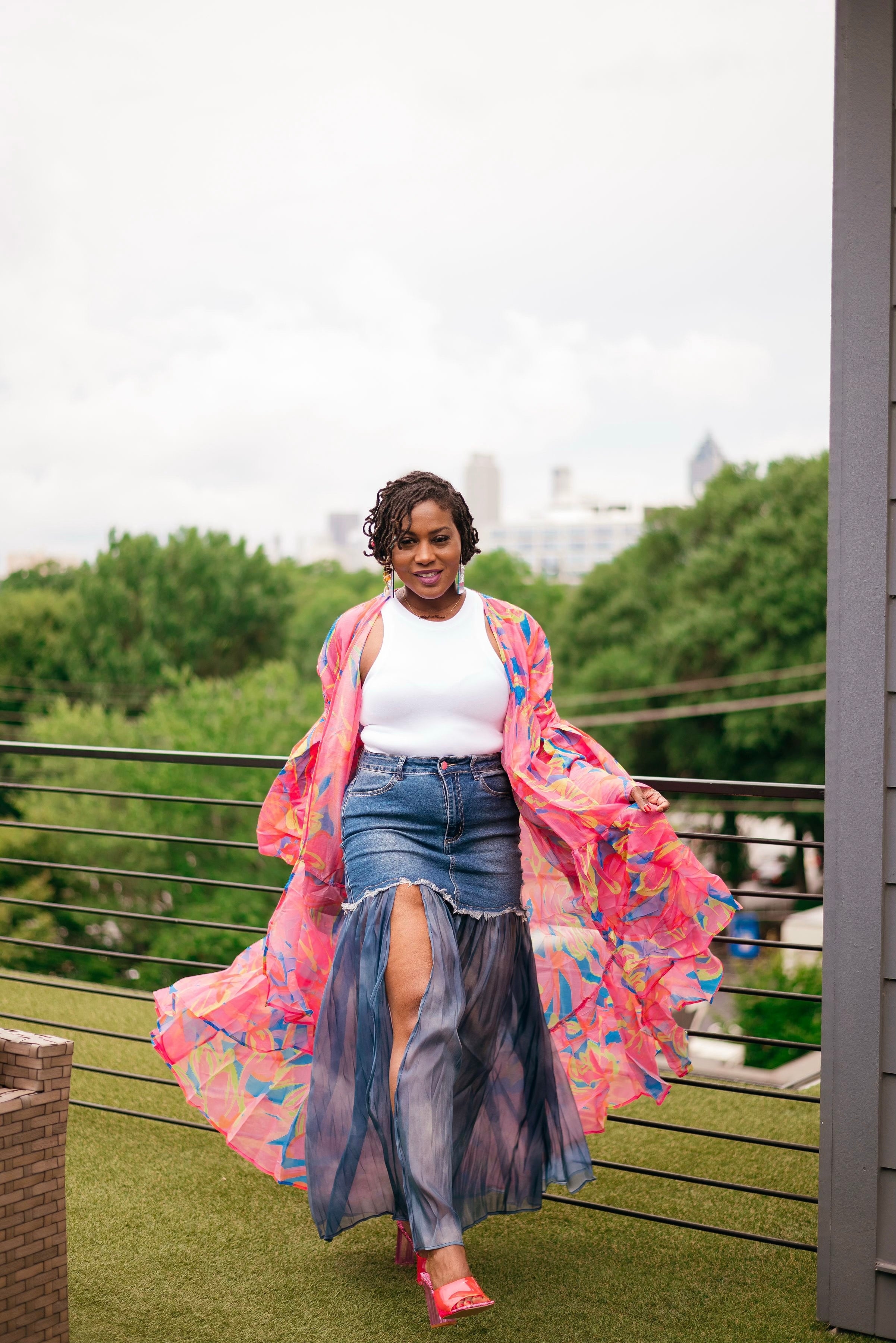 Neon Beauty Kimono