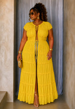 Load image into Gallery viewer, Tiered Tie Front Cardigan
