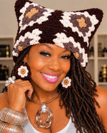 Load image into Gallery viewer, Crochet Kitten Ears Beanie
