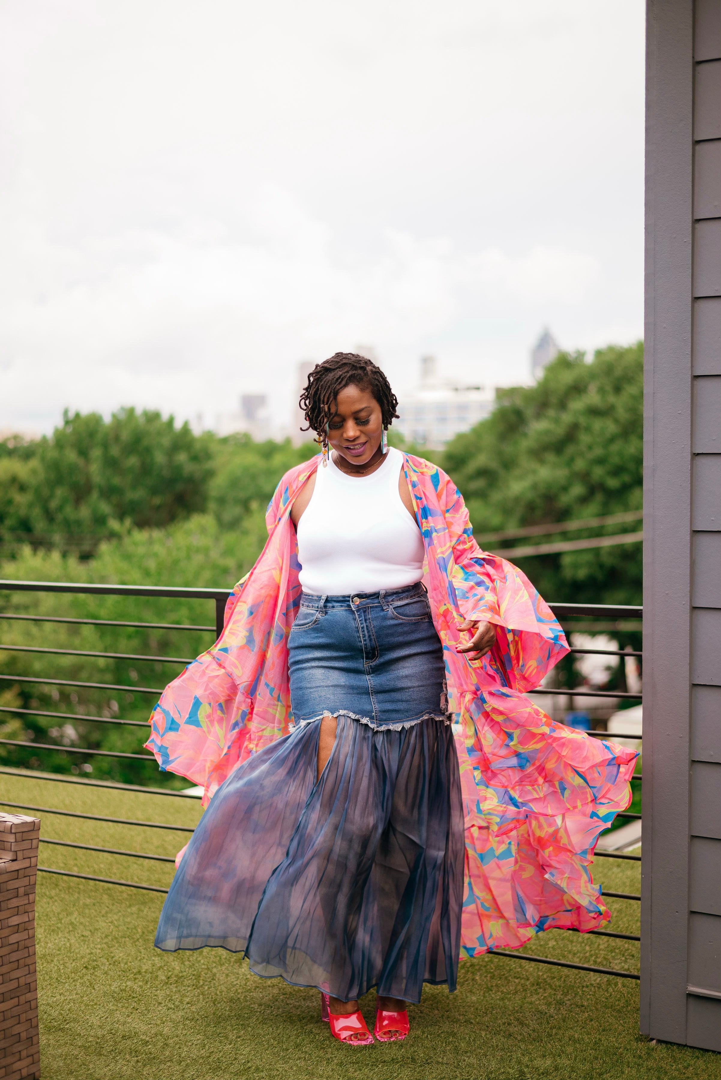 Neon Beauty Kimono