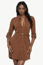 Load image into Gallery viewer, Chocolate Beauty Pocket Dress
