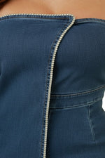 Load image into Gallery viewer, Bling Denim Jumpsuit
