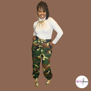 Chic Camouflage Jogger