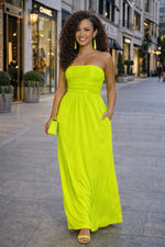Load image into Gallery viewer, Lime Connection Maxi Dress

