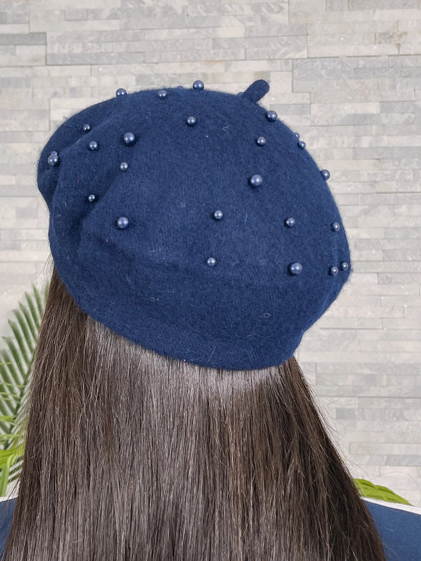 Pearl Beret Hat