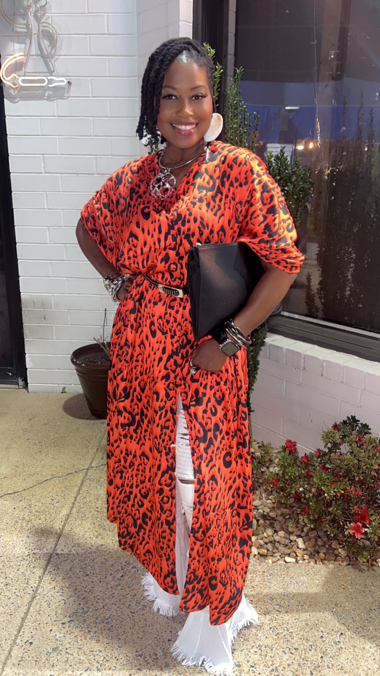 Leopard Passion kaftan