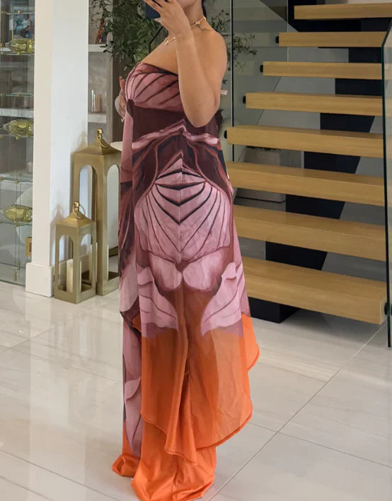 Flower Power Asymmetrical Jumpsuit