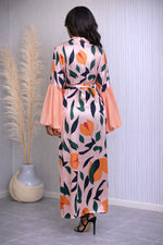 Load image into Gallery viewer, Peach Printed Kimono
