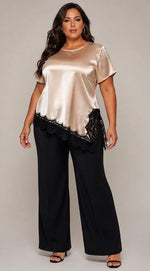 Load image into Gallery viewer, Layla Asymmetrical Lace Tunic
