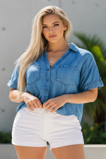 Load image into Gallery viewer, Pocket Denim Shirt
