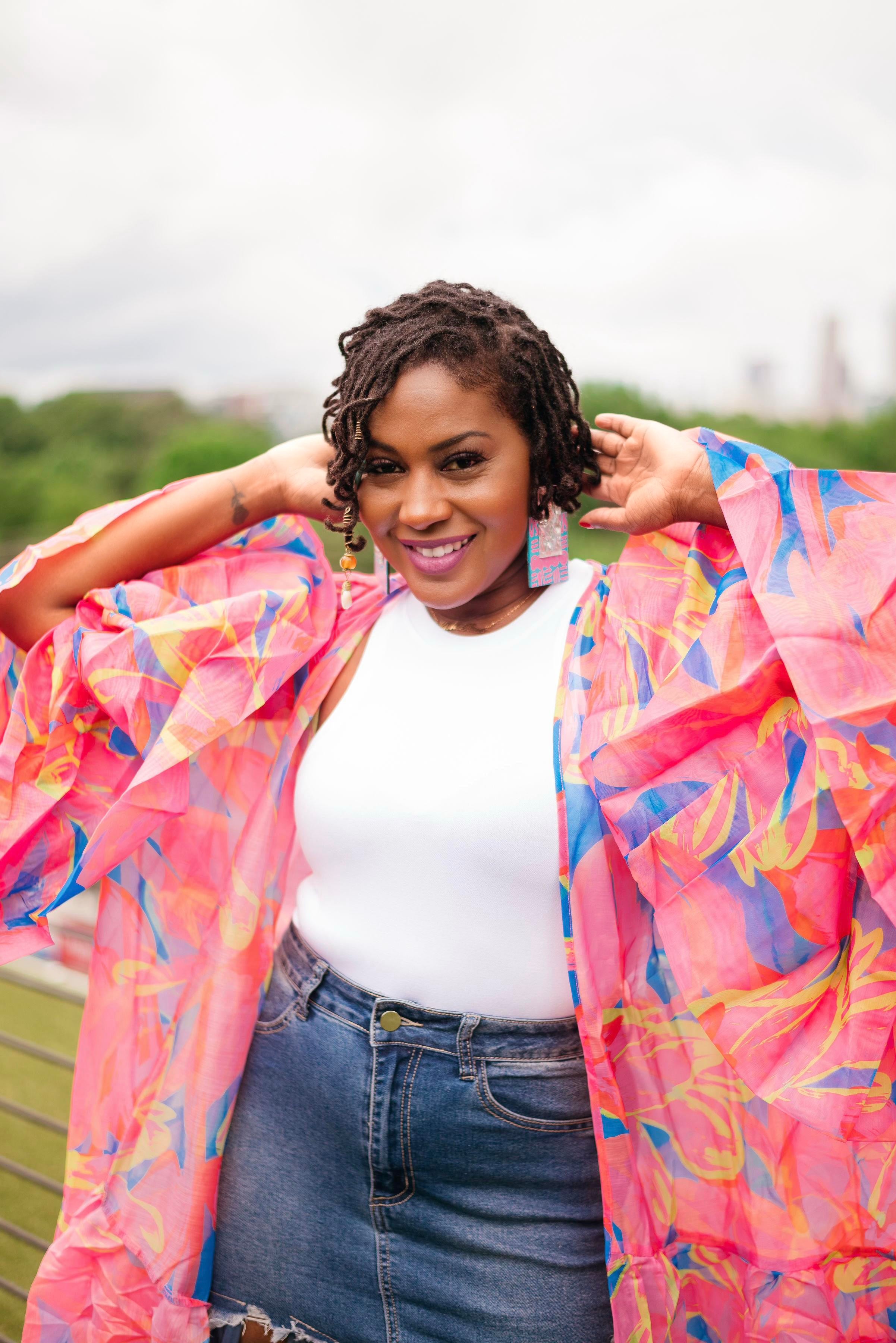 Neon Beauty Kimono