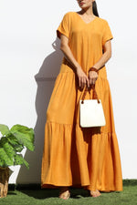 Load image into Gallery viewer, Golden Maxi Dress
