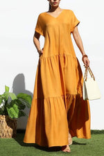 Load image into Gallery viewer, Golden Maxi Dress
