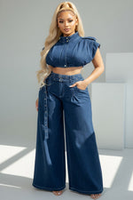 Load image into Gallery viewer, Bold Denim 2pc Set
