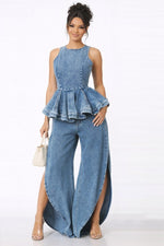 Load image into Gallery viewer, Wavy Denim Jeans
