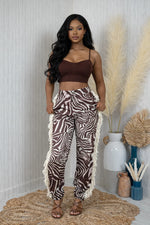 Load image into Gallery viewer, PRINT FRINGE SIDE PANTS
