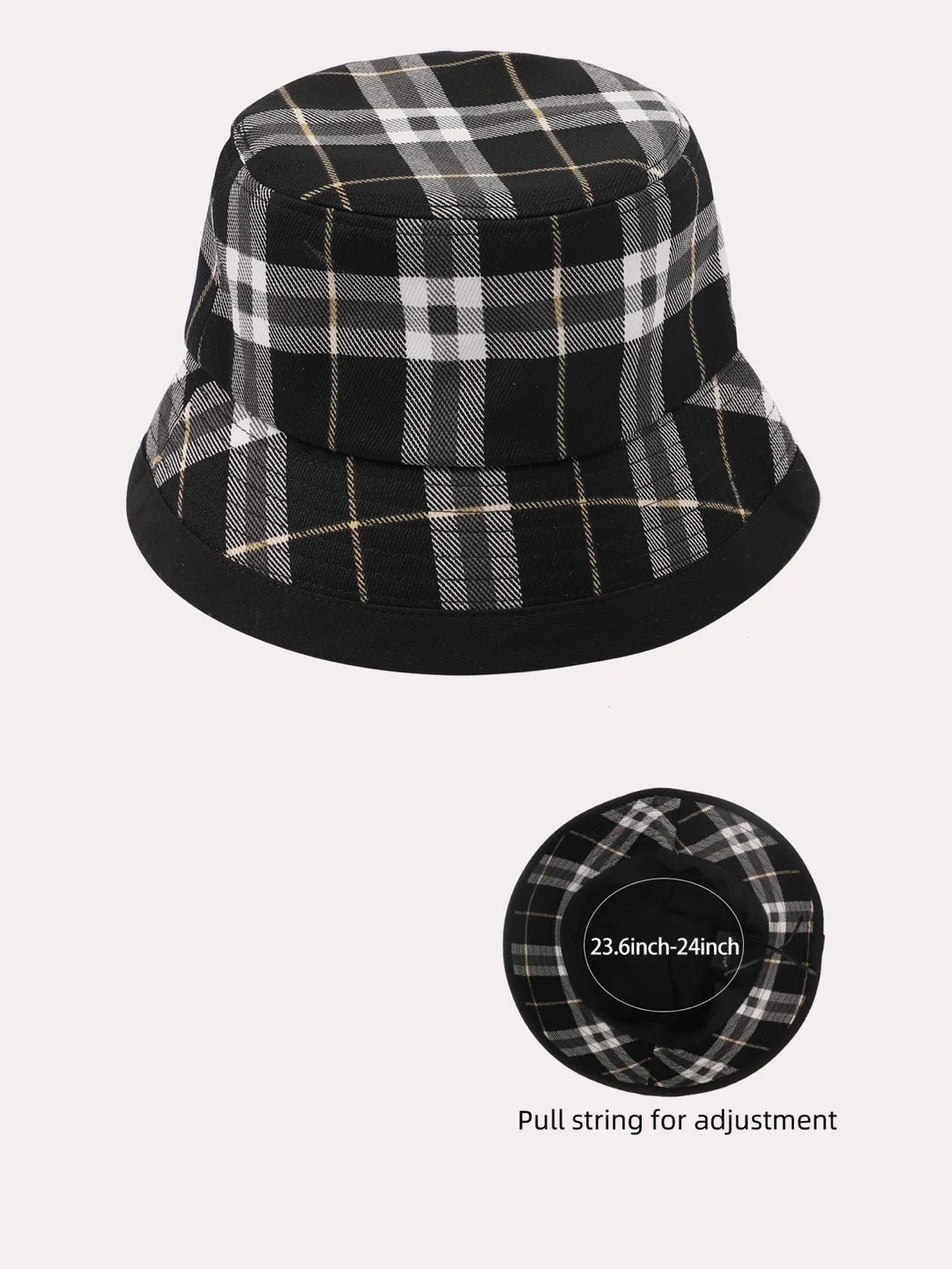 Plaid Bucket Hat