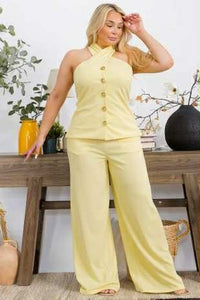 Criss Cross Goddess Palazzo Set