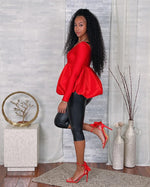 Load image into Gallery viewer, Peplum Bubble Top
